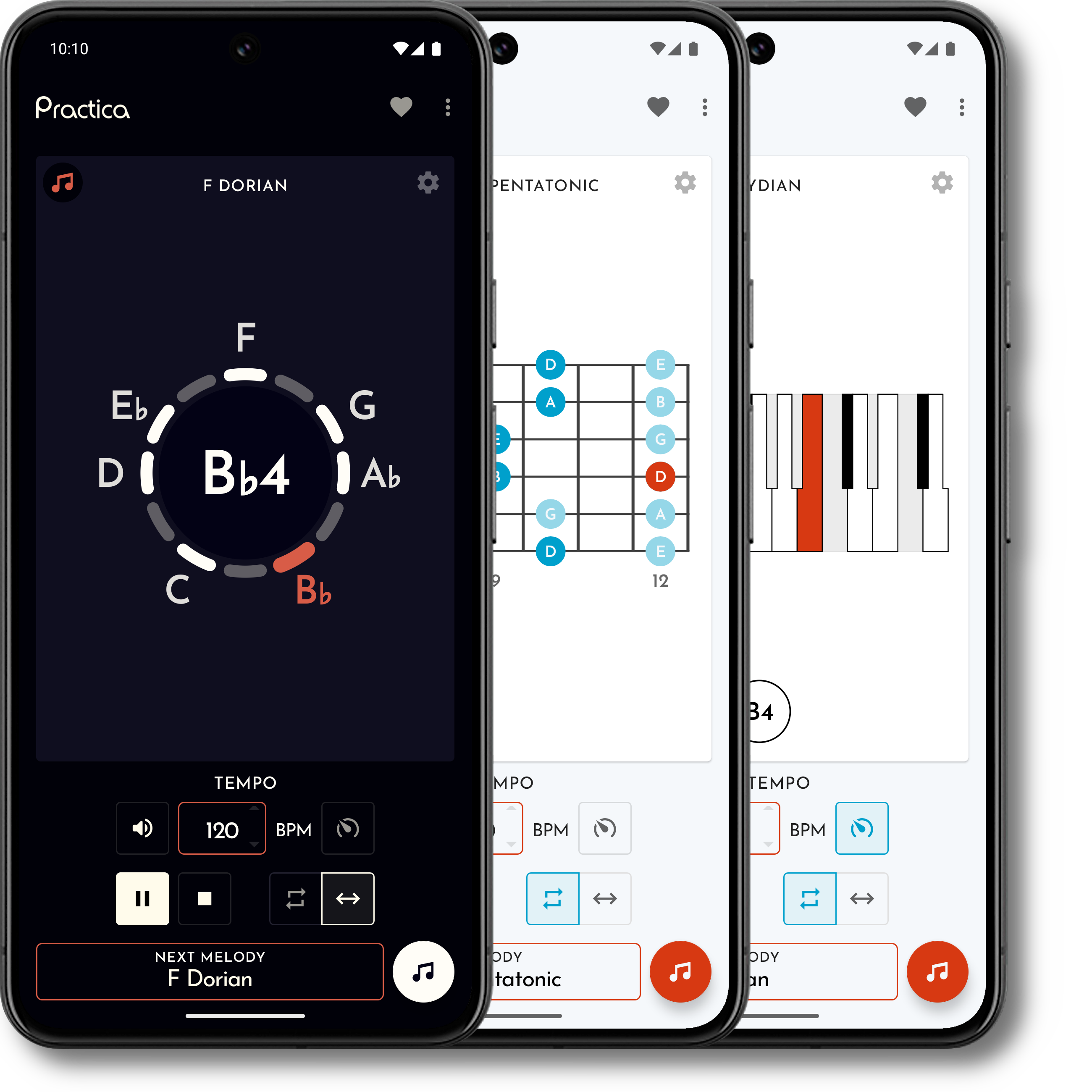 a device running Practica